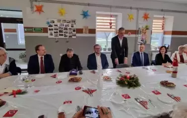 Spotkanie opłatkowe w Klubie Seniora w Kocinie 2024 11