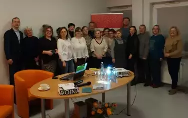 Wyjazd klubowicz&oacute;w i moderator&oacute;w DKK z Opatowca i Nowego Korczyna na konferencję w Sandomierzu  23