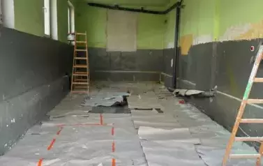 Rozpoczęły się prace związane z modernizacją świetlicy w Ksanach 8