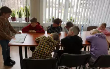 Ciekawe zajęcia w bibliotece realizowane w ramach programu &bdquo;Nasza Mała Biblioteka&rdquo; 14