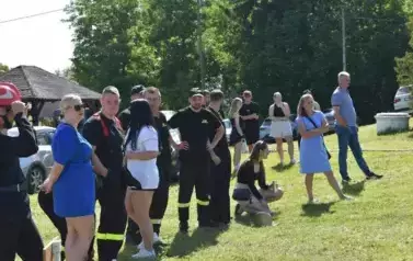 Gminne Zawody Sportowo- Pożarnicze w Ksanach 97