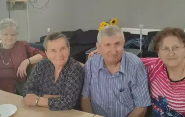 Wizyta senior&oacute;w ze Skalbmierza w Klubie Seniora w Kocinie 29