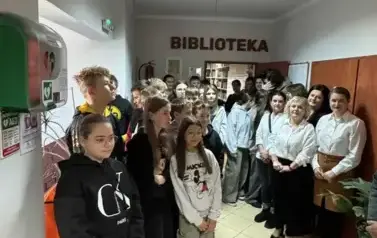 Bezpieczna Gmina Opatowiec &ndash; AED i pierwsza pomoc dla każdego Zakończenie projektu, szkolenia i uroczysty montaż defibrylatora 11