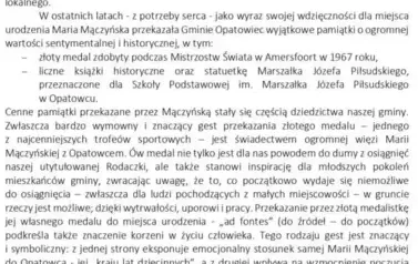 Pierwszy Honorowy Obywatel Miasta i Gminy Opatowiec 3