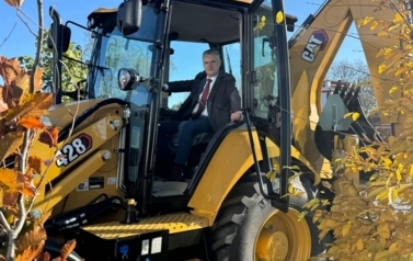Nowa koparko-ładowarka Caterpillar CAT 428 dla Gminy Opatowiec 5