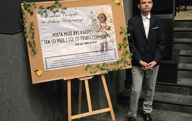 Dawid Gruszka z Krzczonowa wśr&oacute;d najlepszych młodych poet&oacute;w w Polsce 4