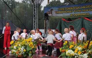 XXVI Świętokrzyski Młodzieżowy Championat Koni Małopolskich w Opatowcu - święto hodowc&oacute;w, tradycji i dobrej zabawy - aparat 2 86