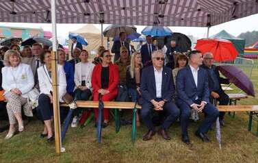 XXVI Świętokrzyski Młodzieżowy Championat Koni Małopolskich w Opatowcu - święto hodowc&oacute;w, tradycji i dobrej zabawy - aparat 2 146