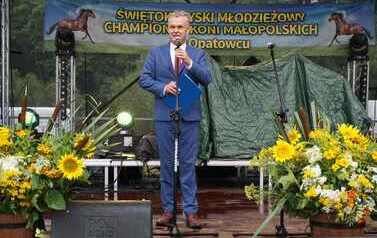 XXVI Świętokrzyski Młodzieżowy Championat Koni Małopolskich w Opatowcu - święto hodowc&oacute;w, tradycji i dobrej zabawy - aparat 2 158