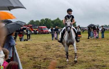 XXVI Świętokrzyski Młodzieżowy Championat Koni Małopolskich w Opatowcu - święto hodowc&oacute;w, tradycji i dobrej zabawy - aparat 1 59