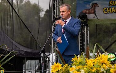 XXVI Świętokrzyski Młodzieżowy Championat Koni Małopolskich w Opatowcu - święto hodowc&oacute;w, tradycji i dobrej zabawy - aparat 1 199