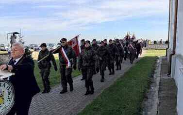 Uroczystości upamiętniające 82. rocznicę zestrzelenia alianckiego samolotu Liberator EW250 L 1
