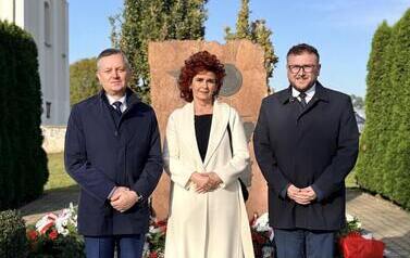 Uroczystości upamiętniające 82. rocznicę zestrzelenia alianckiego samolotu Liberator EW250 L 6