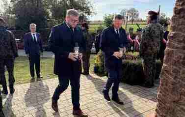 Uroczystości upamiętniające 82. rocznicę zestrzelenia alianckiego samolotu Liberator EW250 L 59