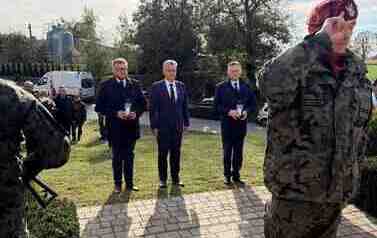 Uroczystości upamiętniające 82. rocznicę zestrzelenia alianckiego samolotu Liberator EW250 L 60