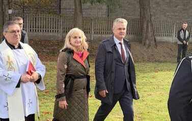 Uroczystości upamiętniające 82. rocznicę zestrzelenia alianckiego samolotu Liberator EW250 L 101