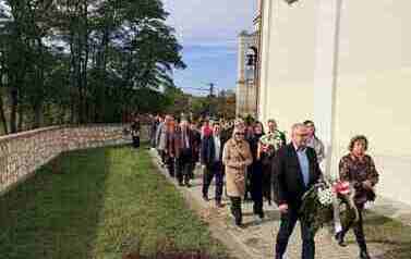 Uroczystości upamiętniające 82. rocznicę zestrzelenia alianckiego samolotu Liberator EW250 L 110