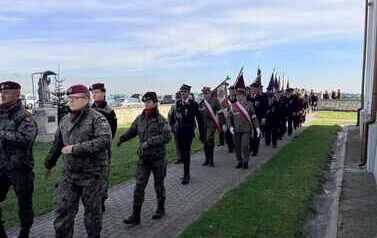 Uroczystości upamiętniające 82. rocznicę zestrzelenia alianckiego samolotu Liberator EW250 L 158