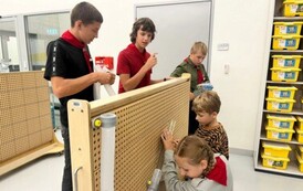 Harcerze na Małopolskiej Nocy Naukowc&oacute;w 30