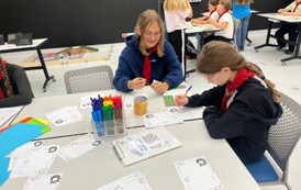 Harcerze na Małopolskiej Nocy Naukowc&oacute;w 28