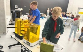 Harcerze na Małopolskiej Nocy Naukowc&oacute;w 05