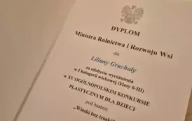 Laureatka Og&oacute;lnopolskiego Konkursu Plastycznego 1