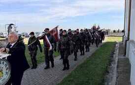 Uroczystości upamiętniające 82. rocznicę zestrzelenia alianckiego samolotu Liberator EW250 L 1