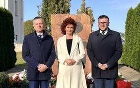 Uroczystości upamiętniające 82. rocznicę zestrzelenia alianckiego samolotu Liberator EW250 L 6