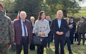 Uroczystości upamiętniające 82. rocznicę zestrzelenia alianckiego samolotu Liberator EW250 L 36