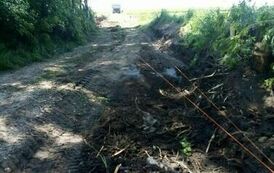 Nowy asfalt na drodze gminnej w miejscowości Charbinowice 04