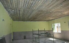 Początek prac związanych z modernizacją świetlicy w miejscowości Mistrzowice 01