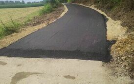 Przebudowa drogi wewnętrznej w miejscowości Rog&oacute;w 06