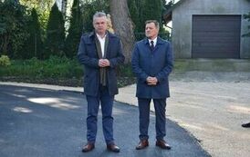 Odbi&oacute;r wyremontowanej drogi w Krzczonowie 02