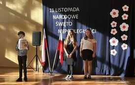 Obchody 105. Rocznicy Odzyskania Niepodległości przez Polskę w Zespole Szkolno &ndash; Przedszkolnym w Opatowcu 01