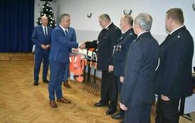 Przekazanie sprzętu dla OSP z gminy Opatowiec 24