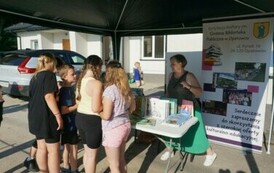 Promocja biblioteki i czytelnictwa podczas Pikniku z okazji Dnia Dziecka w Urzutach 45