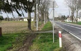 Przy drodze krajowej nr 79 powstaje oświetlenie uliczne