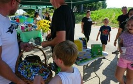 Promocja biblioteki i czytelnictwa podczas Pikniku z okazji Dnia Dziecka w Urzutach 14