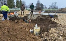 Budowa stacji pompowni wody w Ksanach 3