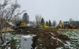 Budowa stacji pompowni wody w Ksanach 6