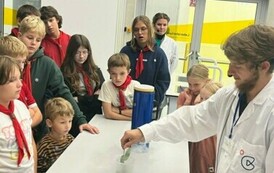 Harcerze na Małopolskiej Nocy Naukowc&oacute;w 23