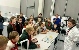 Harcerze na Małopolskiej Nocy Naukowc&oacute;w 15