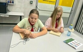 Harcerze na Małopolskiej Nocy Naukowc&oacute;w 03