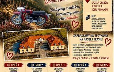 II Charytatywny Rajd Motocyklowy &bdquo;Gazela Gręb&oacute;w jedzie dla Domu Aniołk&oacute;w&rdquo; zawita do Opatowca! 1