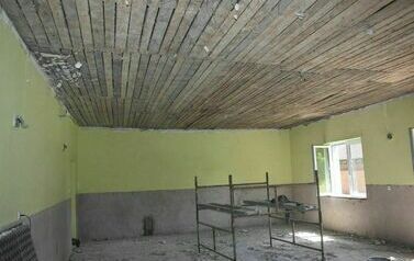 Początek prac związanych z modernizacją świetlicy w miejscowości Mistrzowice 01