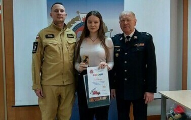 Weronika Pudo laureatką Og&oacute;lnopolskiego Strażackiego Konkursu Plastycznego 01