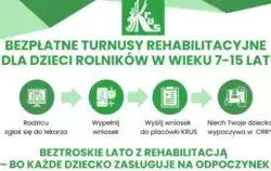 Turnusy rehabilitacyjne dla dzieci rolników w 2025 roku