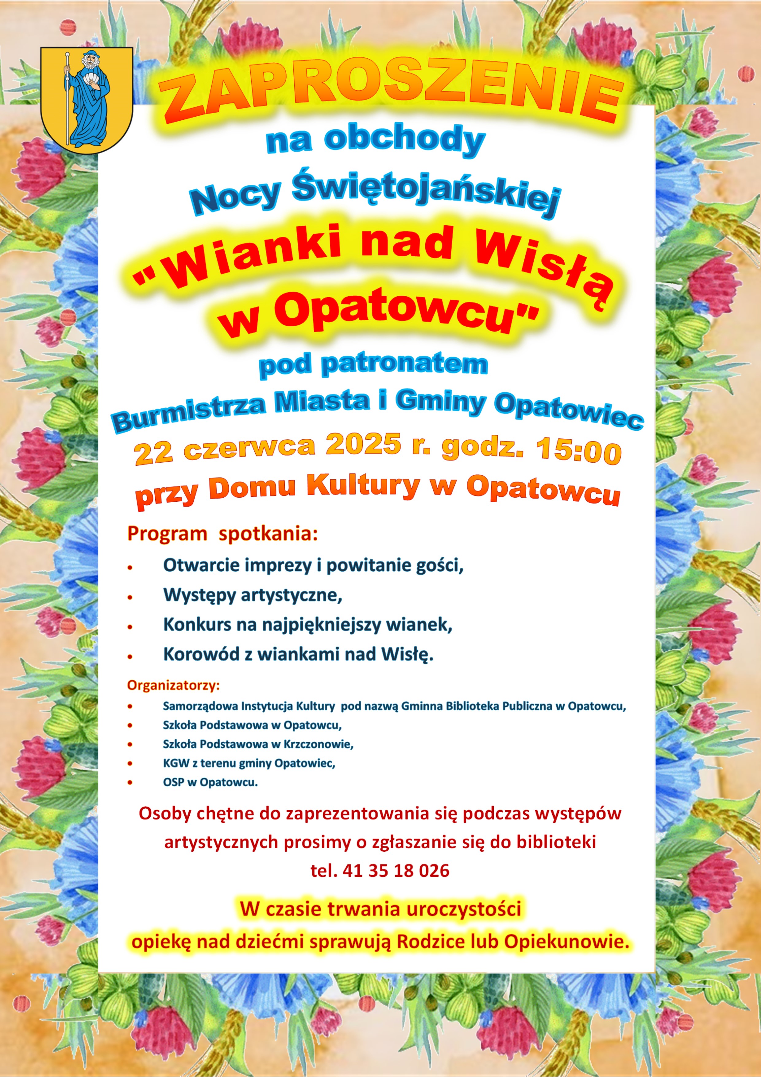 Zaproszenie na&nbsp;wianki