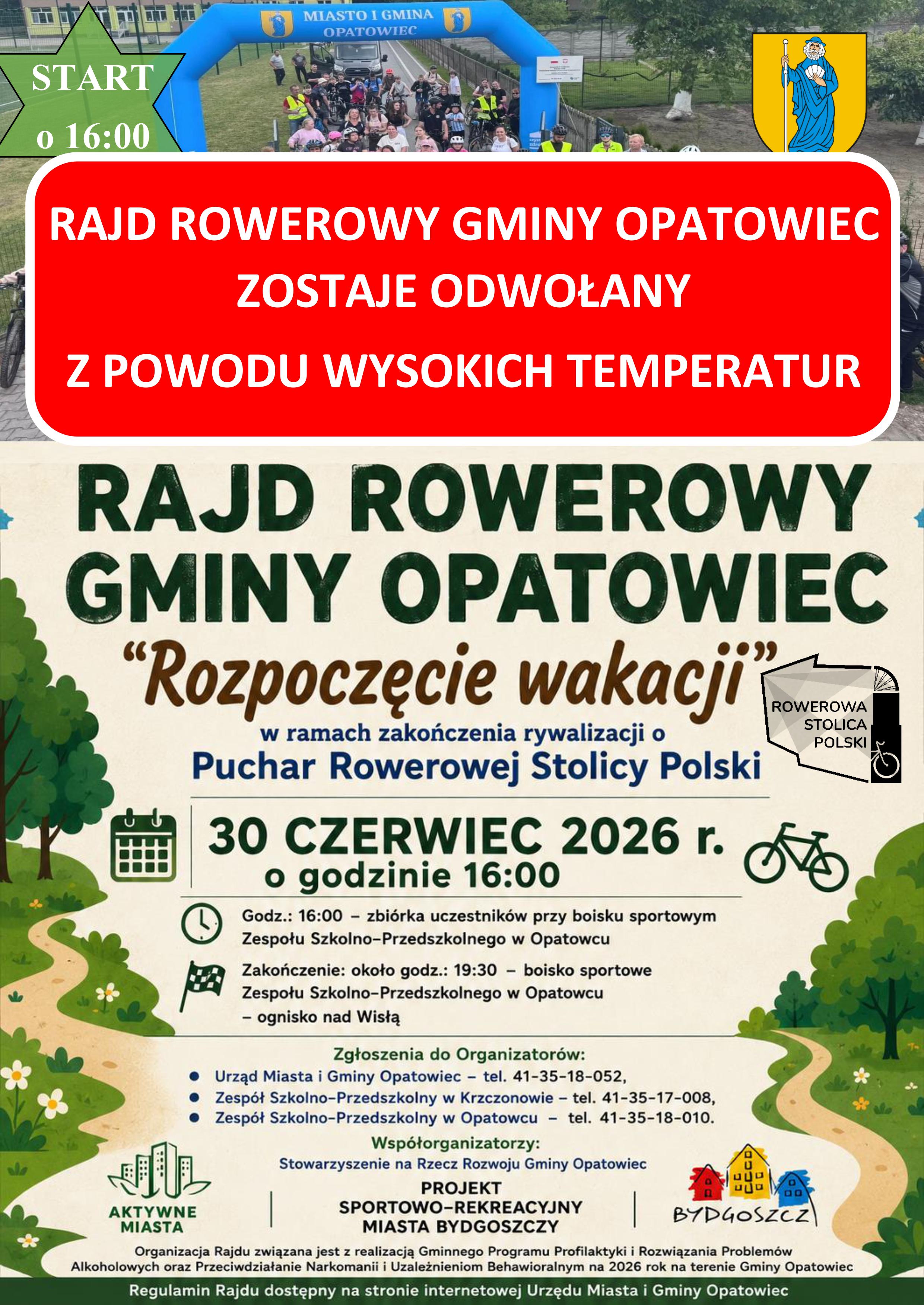 odwołanie rajdu