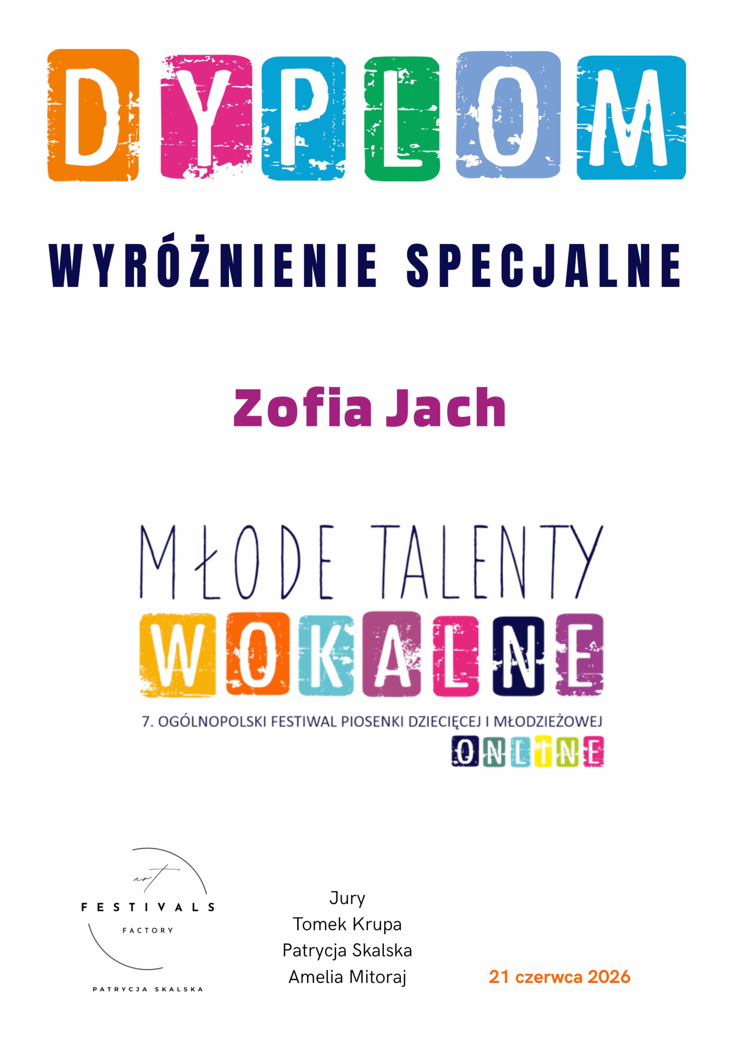 Zofia Jach z&nbsp;kolejnym Og&oacute;lnopolskim Sukcesem